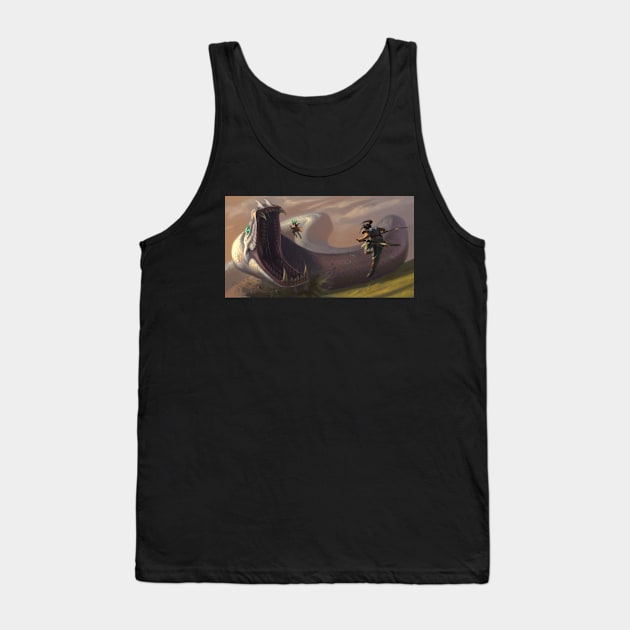 The Serpent's Wrath Tank Top by The Artist 